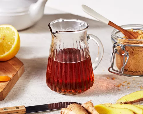 Sirop de gingembre sucré et épicé